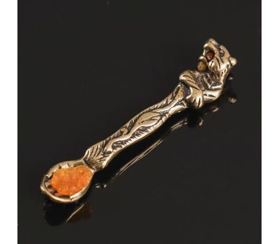 Сувенир кошельковый "Ложка Тигр": мощный талисман для привлечения удачи и финансового успеха., изображение 2