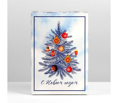 Складная коробка «Новогодняя ёлка»: создайте праздничное настроение для ваших подарков., изображение 2