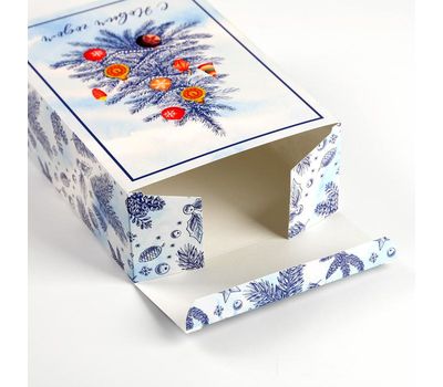 Складная коробка «Новогодняя ёлка»: создайте праздничное настроение для ваших подарков., изображение 4