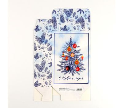 Складная коробка «Новогодняя ёлка»: создайте праздничное настроение для ваших подарков., изображение 3