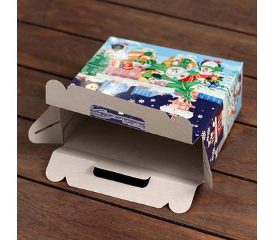 Подарочная коробка «Город»: создайте сказочную атмосферу для ваших подарков., изображение 2