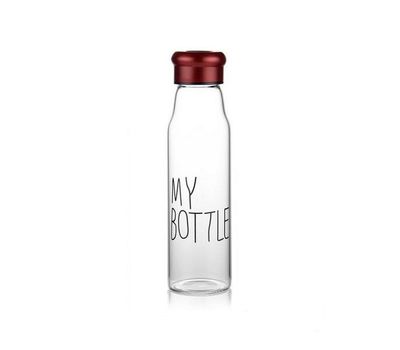 Стеклянная бутылка для воды в чехле 550 мл