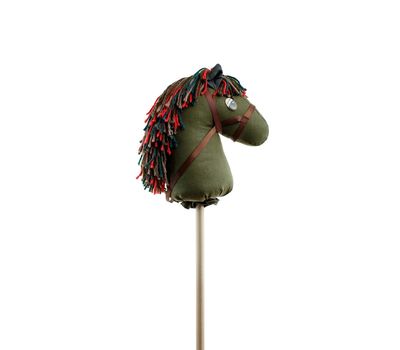  Лошадка на деревянной палочке для мальчиков «Коняша», фото 2 