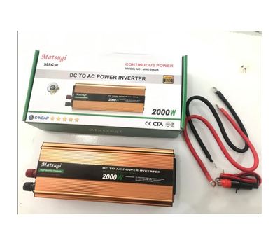 Надежный автомобильный инвертор 12В-220В-2000W: ваш источник энергии в дороге., изображение 2