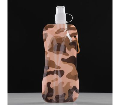 Фляжка для воды «Камуфляж» 400 мл: удобство и стиль, изображение 2 Фляжка для воды «Камуфляж» 400 мл: удобство и стиль, изображение 2