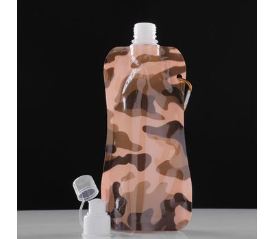 Фляжка для воды «Камуфляж» 400 мл: удобство и стиль, изображение 4 Фляжка для воды «Камуфляж» 400 мл: удобство и стиль, изображение 4