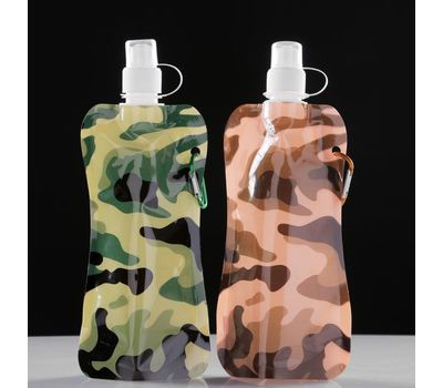 Фляжка для воды «Камуфляж» 400 мл: удобство и стиль, изображение 6 Фляжка для воды «Камуфляж» 400 мл: удобство и стиль, изображение 6