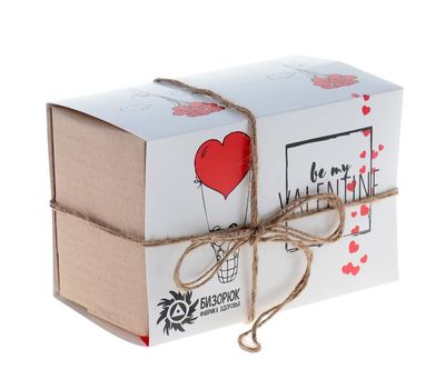 Подарочный набор «Be my Valentine» гель для душа, бурлящие сердечки, масло ши