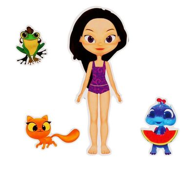 Настольная игра на магнитах «Одевайка. Кукла Варя» – купить в Алматы, доставка по Казахстану, изображение 3