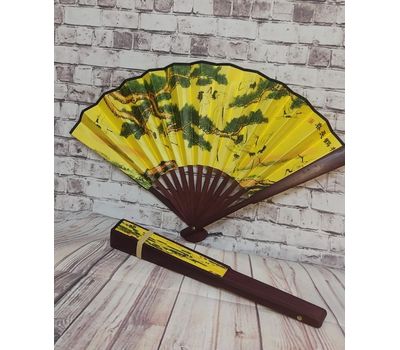 Веер деревянный с восточным узором, изображение 2