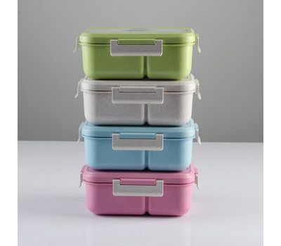 Ланч-бокс "Витали" — удобный и вместительный контейнер для еды с ложкой и вилкой!, изображение 5