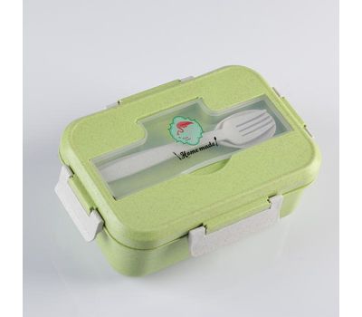 Ланч-бокс "Витали" — удобный и вместительный контейнер для еды с ложкой и вилкой!, изображение 2