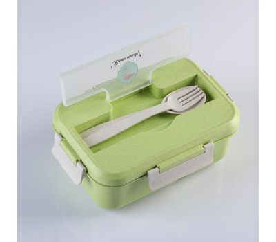 Ланч-бокс "Витали" — удобный и вместительный контейнер для еды с ложкой и вилкой!, изображение 4
