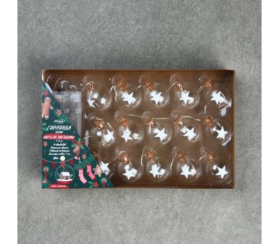 Гирлянда «Шарики со звездой» 1.6 м: создайте уют и атмосферу праздника!, изображение 4