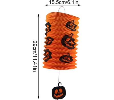 Бумажный фонарик Хэллоуин с изображением тыковок — добавьте яркости и загадочности в ваш праздник!, изображение 2 Бумажный фонарик Хэллоуин с изображением тыковок — добавьте яркости и загадочности в ваш праздник!, изображение 2