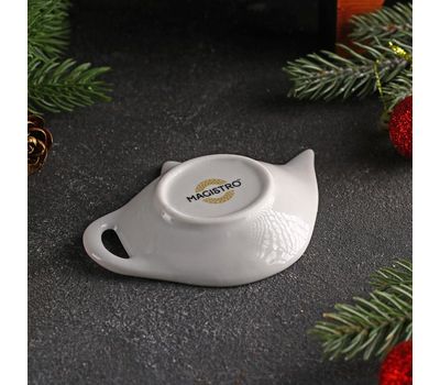 Подставка под чайный пакетик «Новый Год. Домик в лесу» – уют и волшебство на вашей кухне, изображение 4