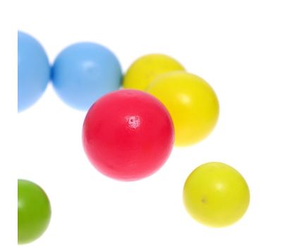 Сортер с шариками и ложечкой «Счёт и цвета», по методике Монтессори, изображение 7