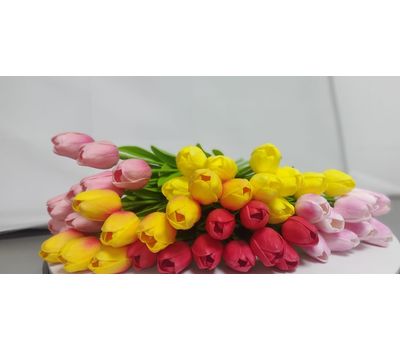 Букет декоративных искусственных тюльпанов: весенний шарм для вашего интерьера, изображение 2