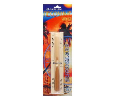 Песочные часы для сауны и бани из термостойкого стекла и натурального дерева, изображение 3