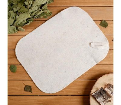 Набор для бани «3 в 1»: шапка, коврик и рукавица — комфорт и защита для вашего отдыха!, изображение 7