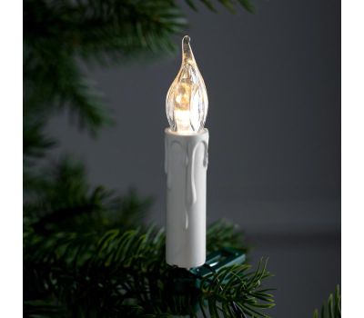 Гирлянда "Нить" 4 м с насадками "Свечи на прищепке": создайте атмосферу своего настроения, изображение 2