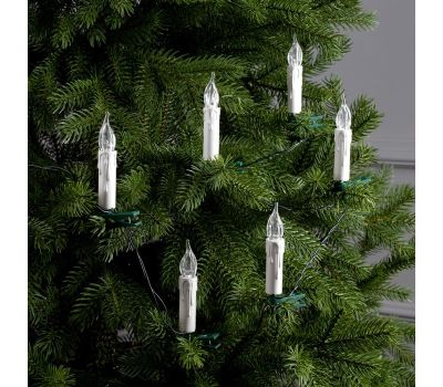 Гирлянда "Нить" 4 м с насадками "Свечи на прищепке": создайте атмосферу своего настроения, изображение 5