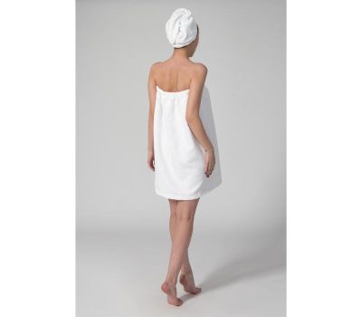 Набор для сауны «Экономь и Я»: полотенце-парео и чалма из хлопка — стиль и комфорт для вашего отдыха!, изображение 9