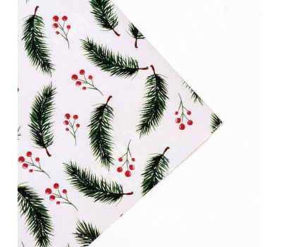 Упаковочная бумага "Новогодние ветви": создайте неповторимый дизайн для ваших подарков!, изображение 2