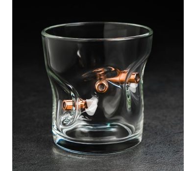 Стакан «Непробиваемый» с тремя пулями: стильный аксессуар для настоящих ценителей виски, изображение 2