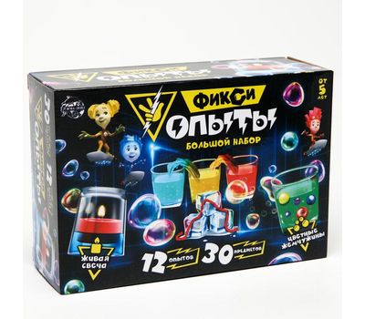 Набор для опытов «Фиксиопыты» – 12 увлекательных экспериментов для детей от 5 лет!, изображение 3