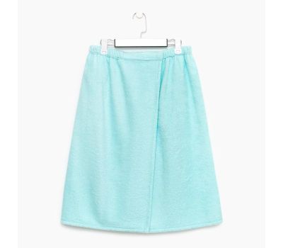 Набор для сауны «Экономь и Я»: полотенце-парео и чалма из хлопка светло-голубого цвета — комфорт и стиль для вашего отдыха!, изображение 9