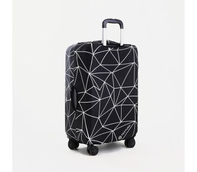 Чёрный чехол на чемодан 28": стиль и защита вашего багажа, изображение 2 Чёрный чехол на чемодан 28": стиль и защита вашего багажа, изображение 2