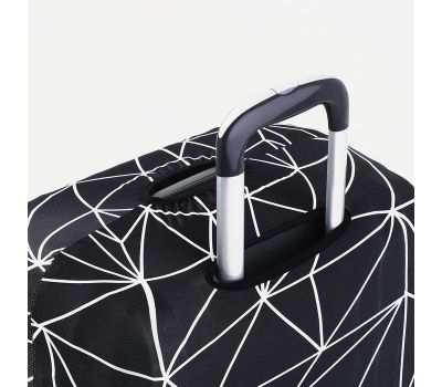 Чёрный чехол на чемодан 28": стиль и защита вашего багажа, изображение 3 Чёрный чехол на чемодан 28": стиль и защита вашего багажа, изображение 3