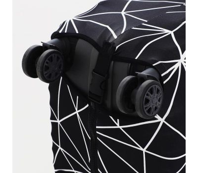 Чёрный чехол на чемодан 28": стиль и защита вашего багажа, изображение 5 Чёрный чехол на чемодан 28": стиль и защита вашего багажа, изображение 5