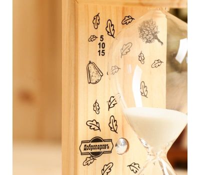 Часы песочные для бани «Люкс», 15 минут – элегантность и точность в каждом сеансе парения!, изображение 3