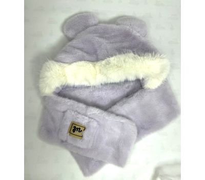 Шапка-шарф с ушками С20 — стиль и комфорт в любой погоде, изображение 4