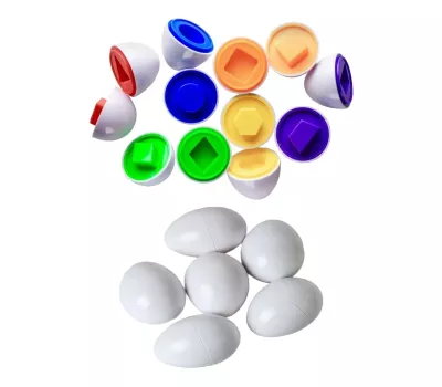 Развивающий набор "Сортер-яйца" для детей — изучение цветов и фигур, изображение 5