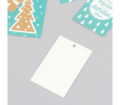 Новогодние бирки для подарков - набор из 10 штук, изображение 2