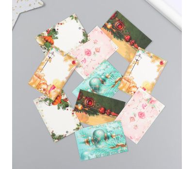 Новогодние бирки для подарков - набор из 10 штук, изображение 2