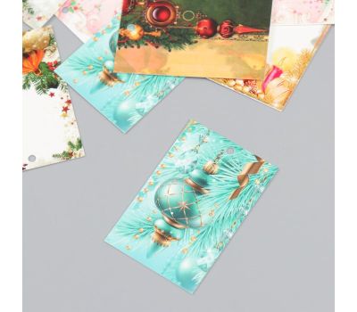 Новогодние бирки для подарков - набор из 10 штук, изображение 3