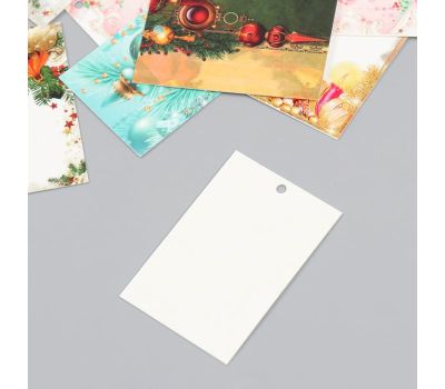 Новогодние бирки для подарков - набор из 10 штук, изображение 4