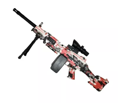 Игрушечная винтовка "Миними M249" с орбизами: безопасные и веселые игры для детей, изображение 2