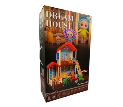 Кукольный дом Dream House с куклами 91 деталь
