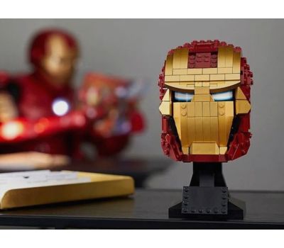Конструктор «Шлем Железного человека» - 480 деталей для создания вашего супергероя!, изображение 2