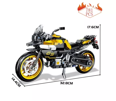 Конструктор мотоцикл Jie Star 781 деталей — развивайте творчество и логику вашего ребенка, изображение 2 Конструктор мотоцикл Jie Star 781 деталей — развивайте творчество и логику вашего ребенка, изображение 2