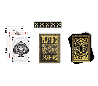 Подарочный набор 2 в 1 «Poker cards and cubes»: увлекательные игры для всей семьи!
