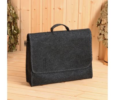 Набор для бани "Серый" из высококачественного войлока, изображение 4