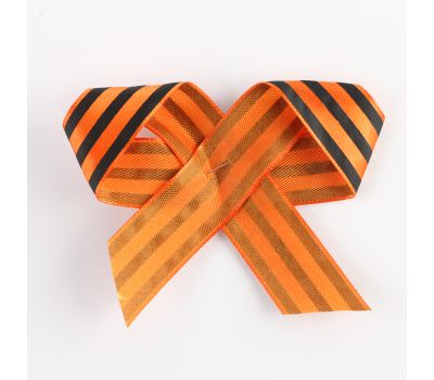 Брошь "Победа" Георгиевский бант со звездой - символ уважения, изображение 3