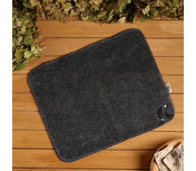 Набор для бани "Серый" из высококачественного войлока, изображение 8