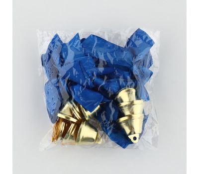 Колокольчик на булавке с бантом на Выпускной, синий, d = 2,6 см, 10 шт., изображение 5